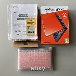 New' Nintendo 3DS XL U. K. RARE UKV Orange & Black Boxed Complete Console
