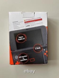 New' Nintendo 3DS XL U. K. RARE UKV Orange & Black Boxed Complete Console