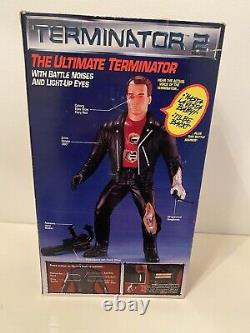 New Rare 1992 Terminator 2 Judgement Day Kenner 14 Talking Figure Boxed