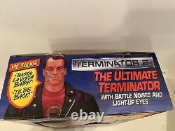 New Rare 1992 Terminator 2 Judgement Day Kenner 14 Talking Figure Boxed