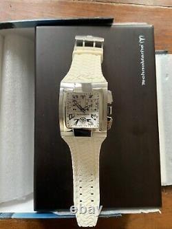 New Rare Hummer Technomarine White Hummer Watch With Box And Paperwork