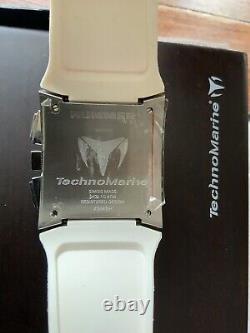 New Rare Hummer Technomarine White Hummer Watch With Box And Paperwork