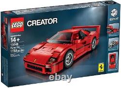 New Sealed Mint LEGO Creator Ferrari F40 10248 Rare Discontinued Retired Set