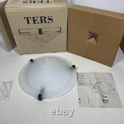 New Vintage IKEA Ters 1994 Glass Wall Light Tested Boxed Leaflet Rare