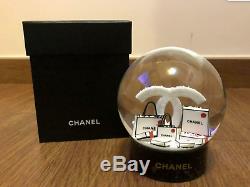 New+box Chanel 2019 Rare Authentic VIP Holiday Snow Globe CC with Bag Collectible