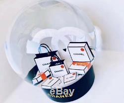 New+box Chanel 2019 Rare Authentic VIP Holiday Snow Globe CC with Bag Collectible