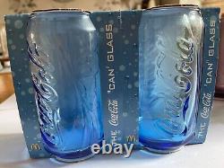 New boxed coca cola tumblers 2008/9 Rare Coke glasses