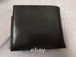 NewithBoxed Oakley Black Leather Bifold Wallet Small WITH Insert 95-004 RARE