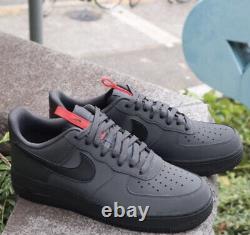 Nike Air Force1 07 US UK 13! Black/Red/Grey Anthracite! BQ4326-001! 2019! Rare