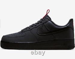 Nike Air Force1 07 US UK 13! Black/Red/Grey Anthracite! BQ4326-001! 2019! Rare