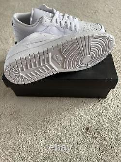 Nike Air Jordan 1 Low Triple White Brand New With Box Uk 8.5 RARE