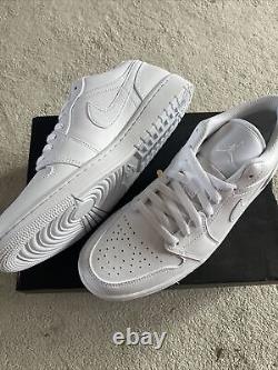 Nike Air Jordan 1 Low Triple White Brand New With Box Uk 8.5 RARE