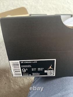 Nike Air Jordan 1 Low Triple White Brand New With Box Uk 8.5 RARE