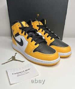 Nike Air Jordan 1 MID Taxi Size Uk 6 Gs? Brand New Authentic Rare Deadstock