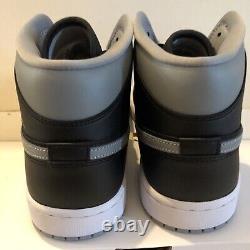 Nike Air Jordan 1 Mid Shadow Black Grey UK 8 EU 42.5 Brand New In Box Rare