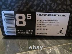 Nike Air Jordan 3 Free Throw Line Uk 7.5 100% Authentic New In Box Sold Out Rare