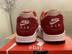 Nike Air Max 1 Premium Retro Red Curry Size 8 908366 600 New Boxed Rare