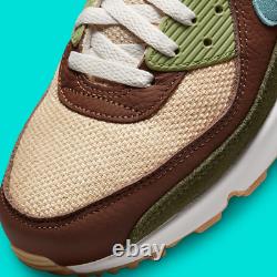 Nike Air Max 90Hemp, UK 9, Rattan/Copa/Cacao Wow, Rare Release, Brand New With Box