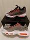 Nike Air Max 95 Kim Jones Mens Uk 14 Black Grey Total Orange Rare New In Box