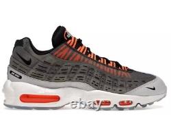 Nike Air Max 95 Kim Jones Mens Uk 14 Black Grey Total Orange Rare New In Box