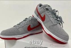 Nike Dunk Low 365 By You David UK 12 Cool Grey And Red New In Box Rare US 13
