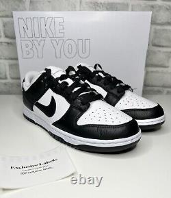 Nike Dunk Low Panda By You Black White Size Uk 10? Brand New Authentic Rare
