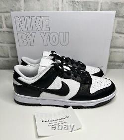 Nike Dunk Low Panda By You Black White Size Uk 10? Brand New Authentic Rare