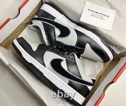 Nike Dunk Low Retro Panda Chenille Swoosh Wolf Grey Fog Black Size Uk 8 Rare