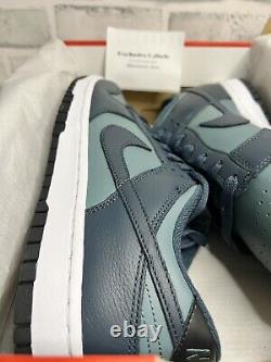 Nike Dunk Low Teal Armory Navy Mineral Slate Size Uk 9.5 Sneakers? New Rare