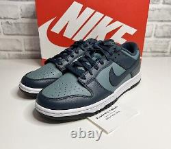 Nike Dunk Low Teal Armory Navy Mineral Slate Size Uk 9.5 Sneakers? New Rare