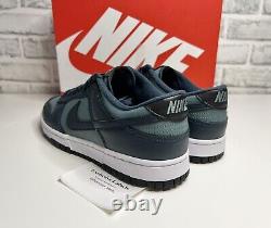 Nike Dunk Low Teal Armory Navy Mineral Slate Size Uk 9.5 Sneakers? New Rare