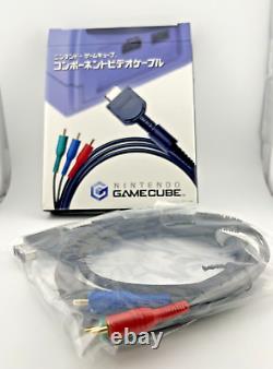 Nintendo GameCube Component AV Cable -Official -480p -DOL-010- NIB Box Rare