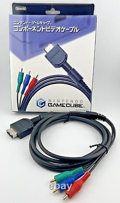 Nintendo GameCube Component AV Cable -Official -480p -DOL-010- NIB Box Rare