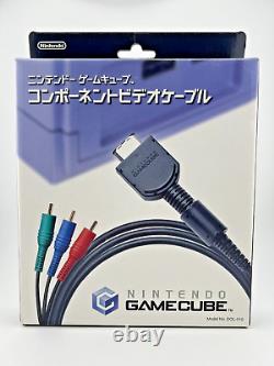 Nintendo GameCube Component AV Cable -Official -480p -DOL-010- NIB Box Rare