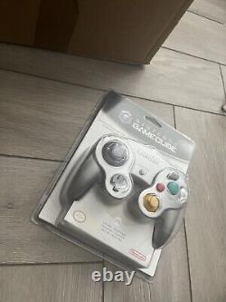 Nintendo Gamecube Controller Silver Boxed Factory Blister Sealed New Rare OEM