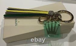 Official Rolex leather key ring with Crown logo brand new boxed! Rare