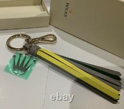 Official Rolex leather key ring with Crown logo brand new boxed! Rare