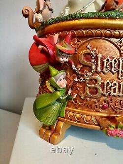 Original Sleeping Beauty Woodland Friends Musical Snowglobe New, Boxed, Rare