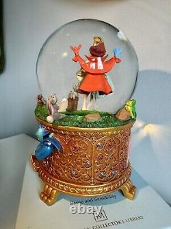 Original Sleeping Beauty Woodland Friends Musical Snowglobe New, Boxed, Rare