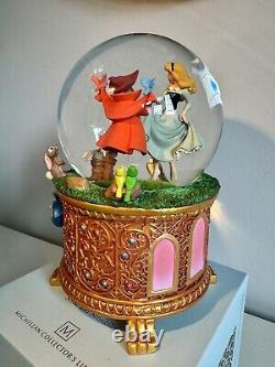 Original Sleeping Beauty Woodland Friends Musical Snowglobe New, Boxed, Rare