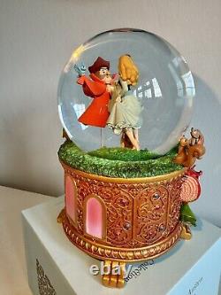 Original Sleeping Beauty Woodland Friends Musical Snowglobe New, Boxed, Rare