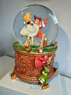 Original Sleeping Beauty Woodland Friends Musical Snowglobe New, Boxed, Rare