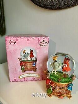 Original Sleeping Beauty Woodland Friends Musical Snowglobe New, Boxed, Rare