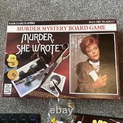 Paul Lamond Murder She Wrote Board Game 1991 RARE NEW OPEN BOX UNPLAYED READ