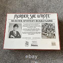 Paul Lamond Murder She Wrote Board Game 1991 RARE NEW OPEN BOX UNPLAYED READ