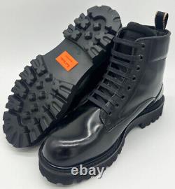 Paul Smith Black Lace Up Leather Boots / Shoes New Boxed Rare Sz Uk8 Eu42 Us9