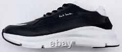 Paul Smith Black Real Leather Trainers / Shoes New Boxed Rare Szuk9 Eu43 Us10