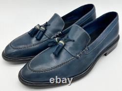 Paul Smith Navy Real Leather Slip On Shoes Brand New Boxed Rare Szuk8 Eu42 Us9