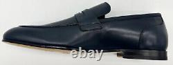 Paul Smith Slip On Real Leather Navy Shoes Brand New Boxed Rare Sz Uk8 Eu42 Us9