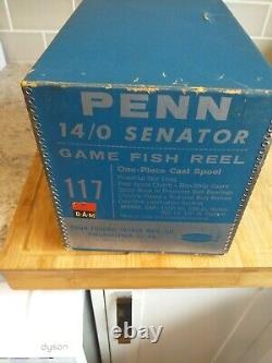 Penn 14/0 (117) Senator Big Game Reel Very Rare New In Box. Old Stock USA Made